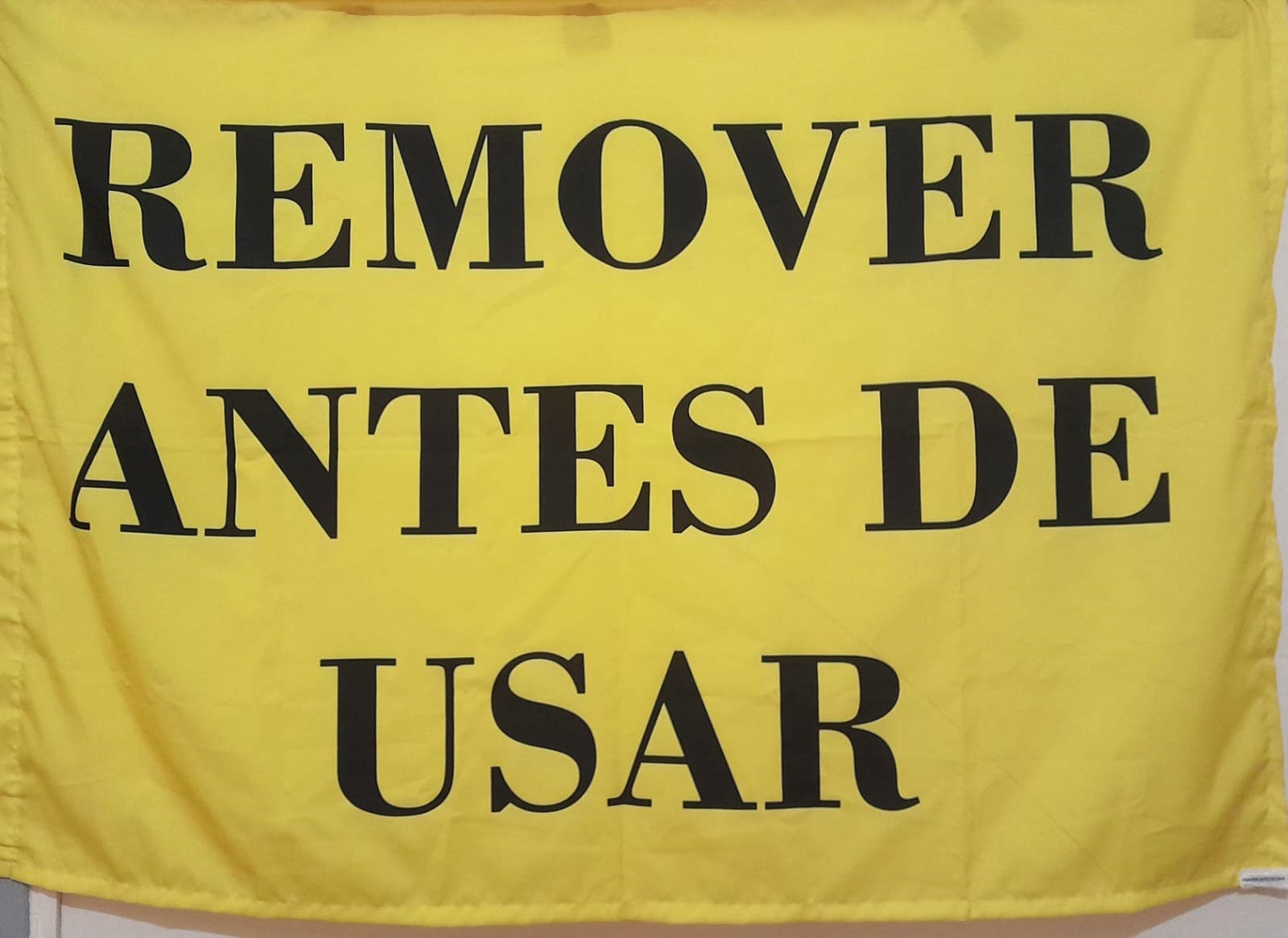 Bandeira Remover antes de usar