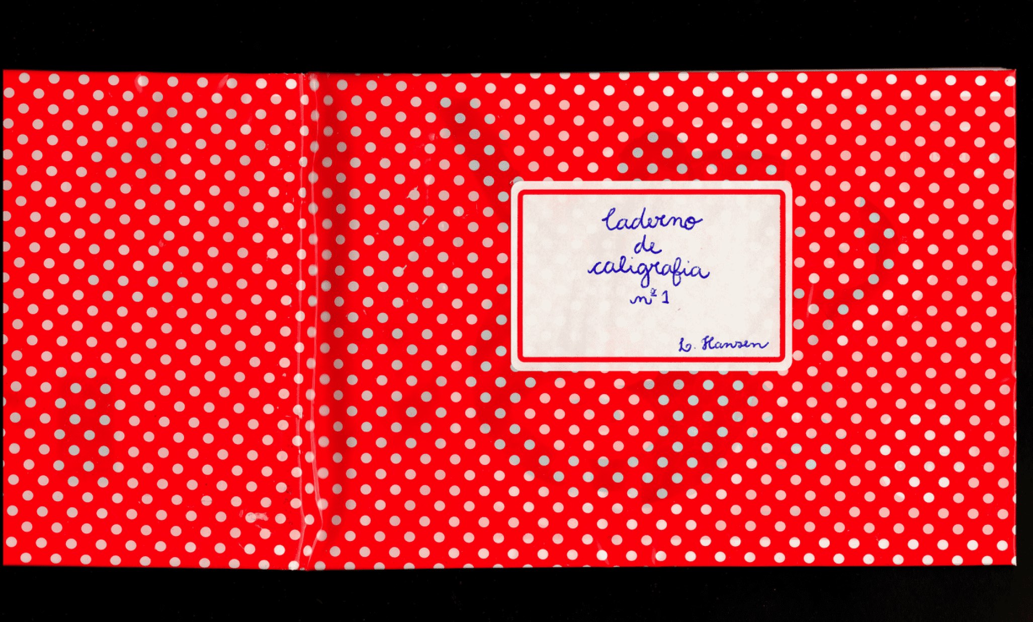 Caderno de caligrafia nº1